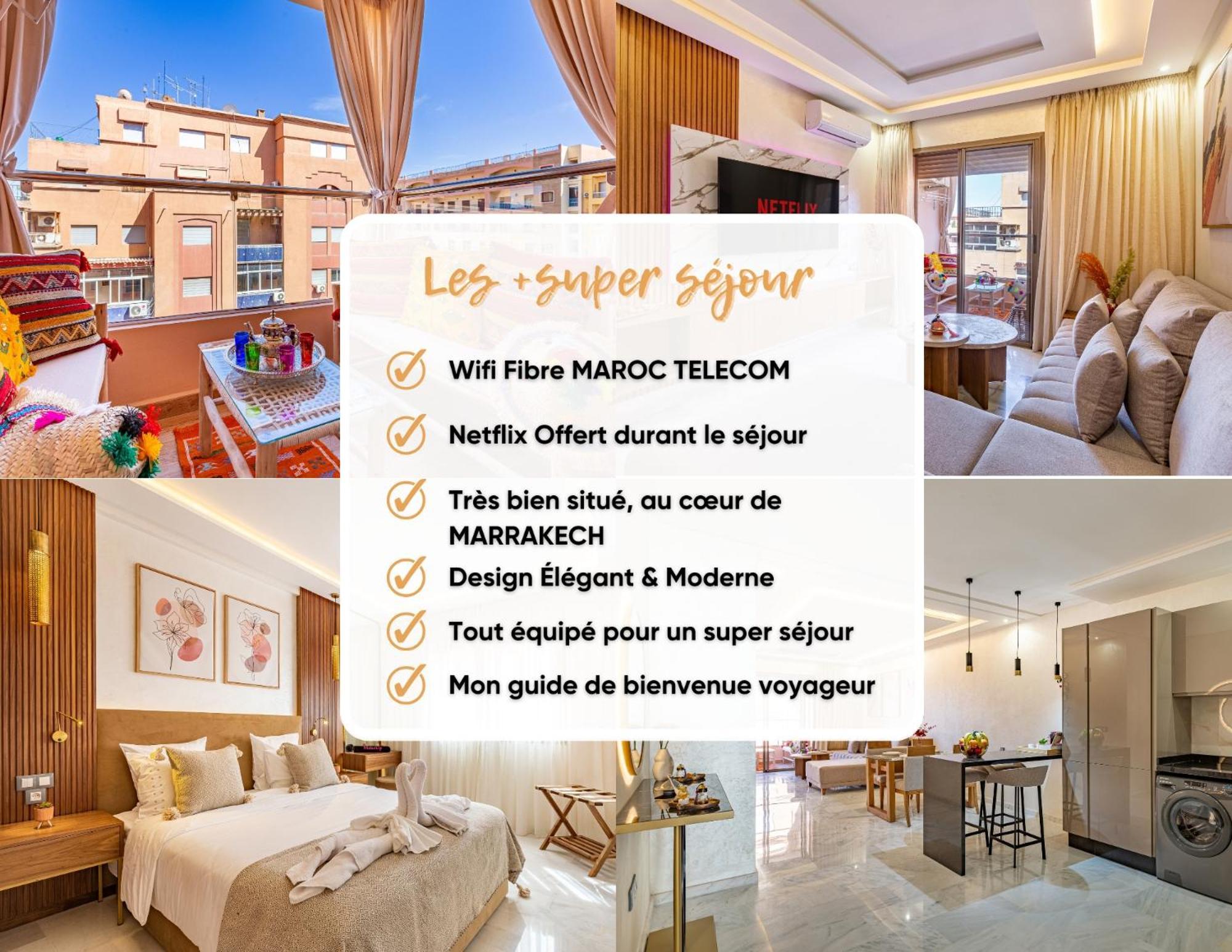Magnifique Appartement Unique Et Central! Марракеш Экстерьер фото
